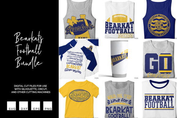 Bearkats Football Bundle Graphics for Local Crafts