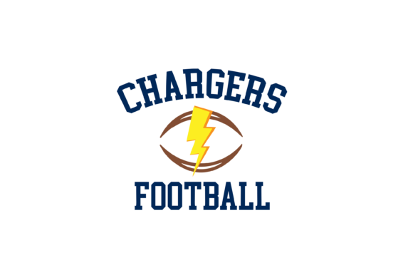 Chargers Football High School Mascot SVG: Graphics for Local Crafts & Branding