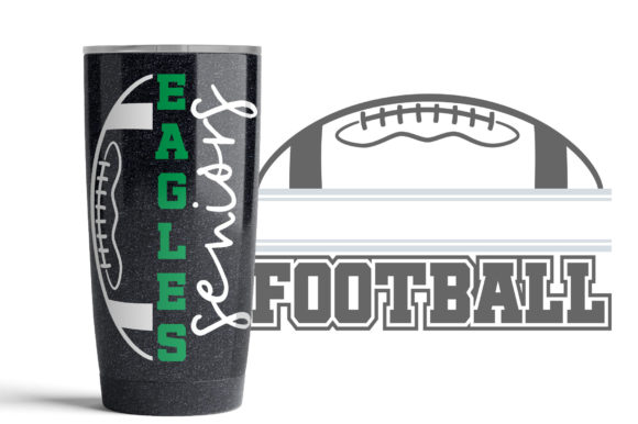 Customizable Team Football Graphics for Crafts