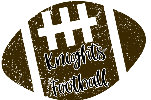 Distressed Knights Football Graphics for Crafts