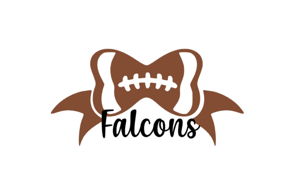 Falcons Football Bow: Graphics & Crafts Asset Review