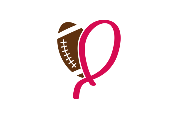 Football Cancer Ribbon