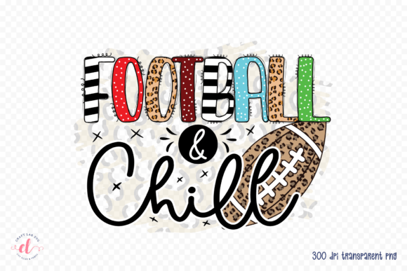 Football Chill PNG: Graphics for Crafts & Content Publishing