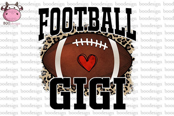 Football Gigi Sublimation PNG