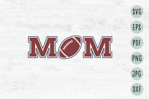 Football Mom Color Svg 4