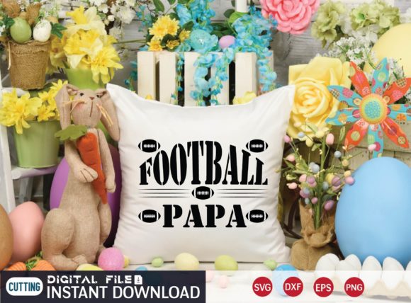 FOOTBALL PAPA SVG DESIGN