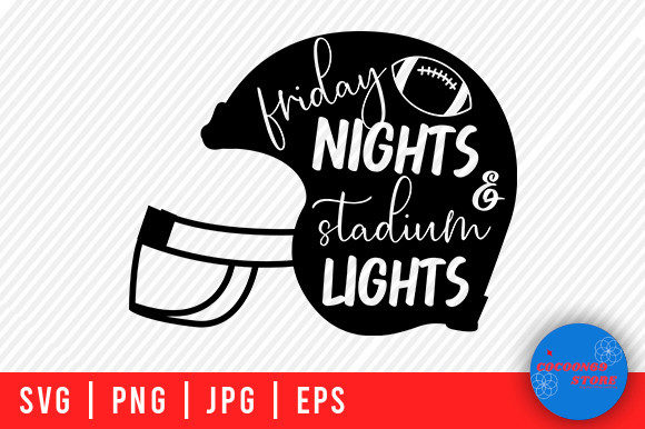 Friday Nights Stadium Lights Football Graphics
