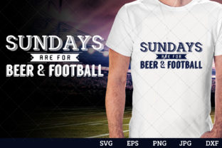 Sundays Are for Beer Football Graphics