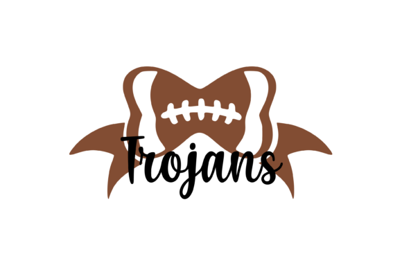 Trojans Football Bow